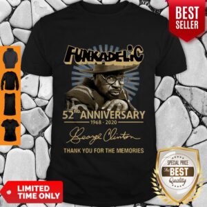 Funkadelic 52nd Anniversary 1968 2020 Thank You For The Memories Signature A Shirt