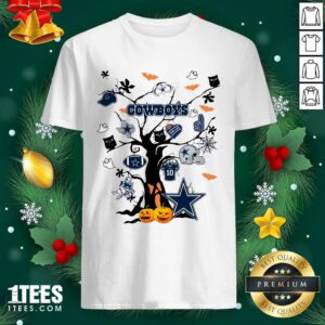 Top Dallas Cowboys And Ghost On Tree Shirt