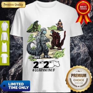 Official Godzilla Mask 2020 Quarantined Shirt