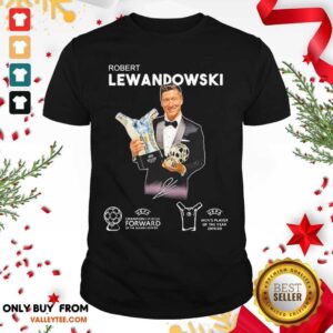 Funny Robert Lewandowski Golden Ball UEFA Champions 2019 2020 Signature Shirt