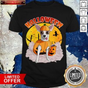 Happy Halloween Chihuahua Pumpkin Witch Shirt