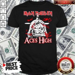 Premium Skeleton Iron Maiden Aces High Halloween Shirt