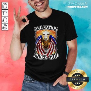 Hurt Eagles American Flag One Nation Under God 6 Shirt