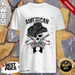 Funny American Cowboys Glitch Shirt