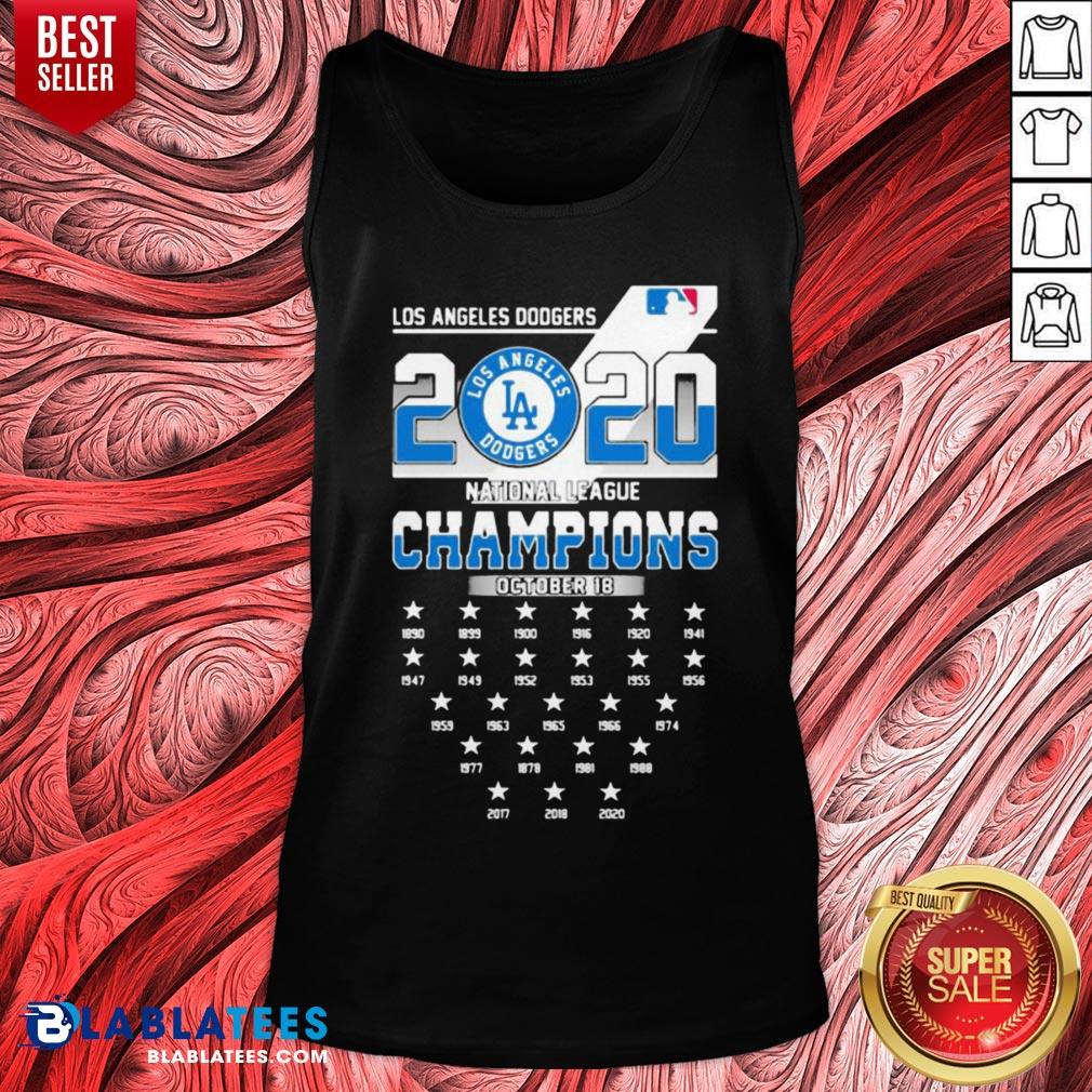 Nice Los Angeles Dodgers 2020 National League Champions Shirt