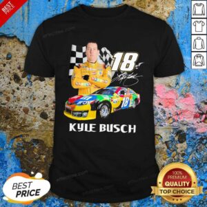 Top Kyle Busch 18 Signature Shirt