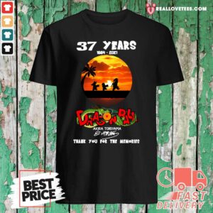 Pretty 37 Years 1984-2021 Dragon Ball Akira Toriyama Signature Shirt