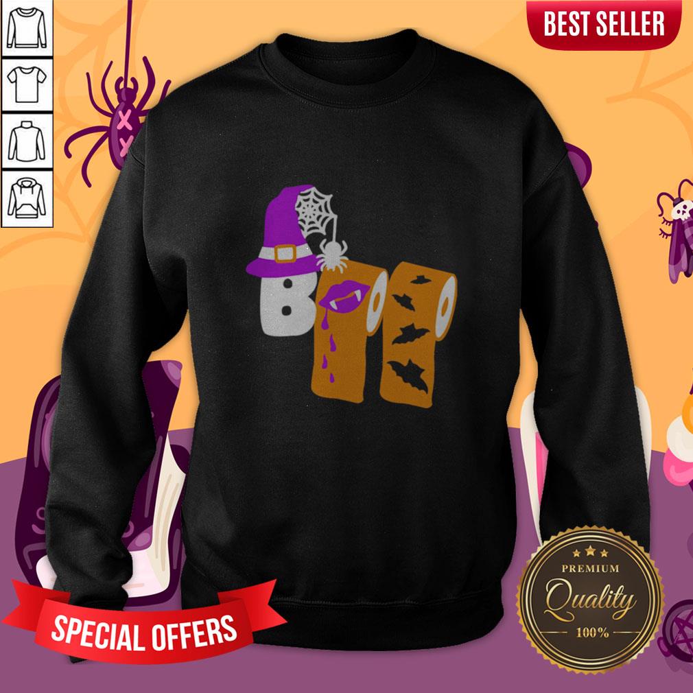 Funny Boo Witch Toilet Halloween Shirt
