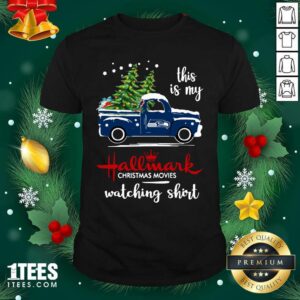 Awesome Seattle Seahawks This Is My Hallmark Christmas Movies Watching Shirt