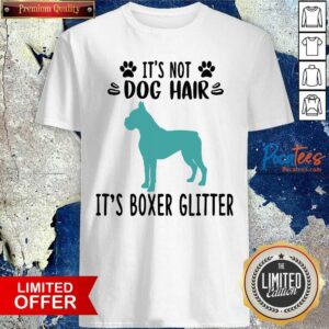 Top It’s Not Dog Hair It’s Boxer Glitter Shirt