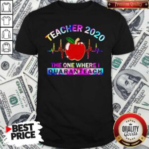 Teacher 2020 The One Where I Quaranteach Shirt