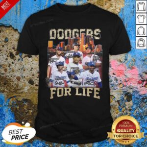 Official Los Angeles Dodgers Baseball For Life Signatures Shirt