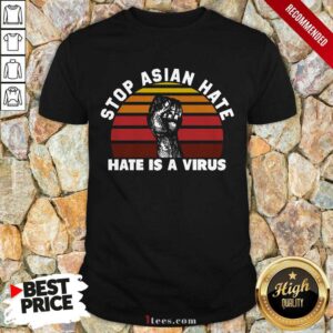 Confident Stop Asian Hate Virus Vintage Shirt