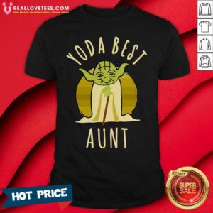 Nice Star War Yoda Best Aunt 2021 Vintage Shirt