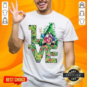 Love Hippie Gnome 8 St Patricks Shirt
