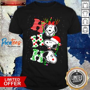 Nice Ho Ho Ho Snoopy Christmas Shirt