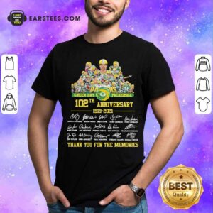 Funny Green Bay Packersga 120th Anniversary 1919 2021 Thank You For The Memories Signatures Shirt