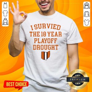 Malicious I Survived The 18 Year Playoff Drought Shirt