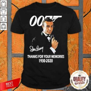Sean Connery 007 Thanks For The Memories 1930 2020 Signature Shirt