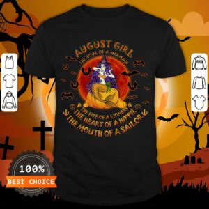 Halloween August Girl The Soul Of Mermaid The Fire Of A Lioness Shirt
