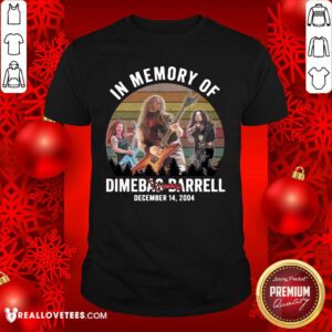 Top In Memory Of Dimebag Darrell December 14 2004 Vintage Signature Shirt