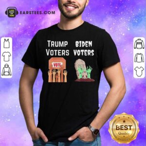 Awesome Trump Voters Against Biden Voters Shirt