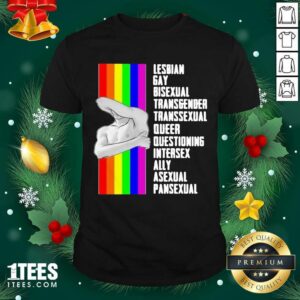 Cool Lesbian Gay Bisexual Transgender Transsexual Queer Questioning Intersex Ally Asexual Pansexual LGBT Shirt