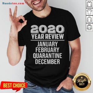 Year Review January February Quarantine December Shirt