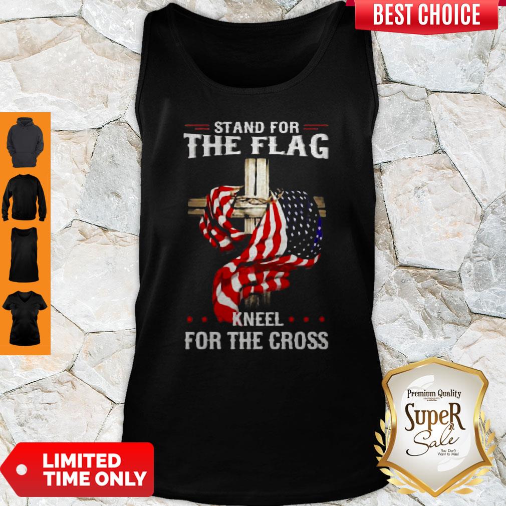 American Flag Stand For The Flag Kneel For The Cross Shirt