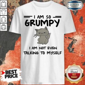 Nice I Am So Grumpy I Am Not Even Talking To Myself Shirt