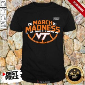 Positive Maroon Virginia Hokies 2021 March Shirt