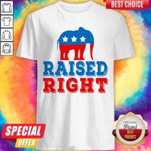 Grateful Elephant Raised Right Shirt