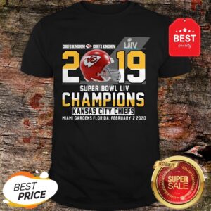 Official Chiefs Kingdom 2019 Super Bowl Liv Champions Kansas City Chiefs Shirt