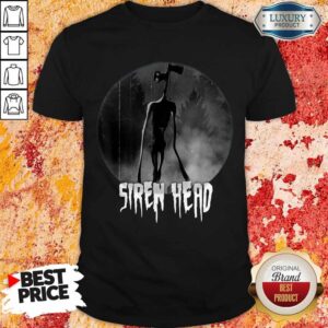 Official Scary Siren Head Vintage Meme Character Halloween Shirt