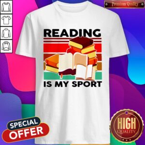 Good Reading Books Is My Sport Vintage Shirt