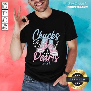 Delighted Chucks Blue And Pearls Pink 2021 Shirt