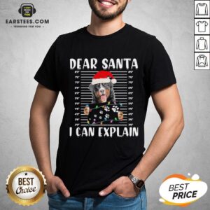 Top Bernese Mountain Dear Santa I Can Explain Christmas Sweater Shirt