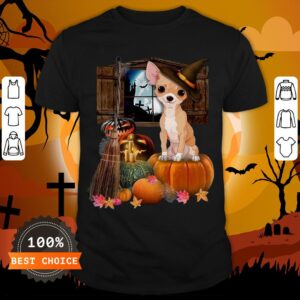 Nice Chihuahua Witch Halloween Shirt