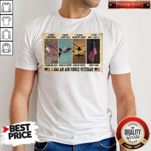 Original I Love I Have A Dd 214 I’ve Been Hated By Many If You Don’t Like It I Am An Air Force Veteran Shirt