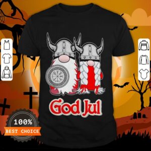 Pareja De Vikingos God Jul Shirt