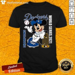 Pretty Mickey Mouse Los Angeles Dodgers Champions World Series 2021 Shirt
