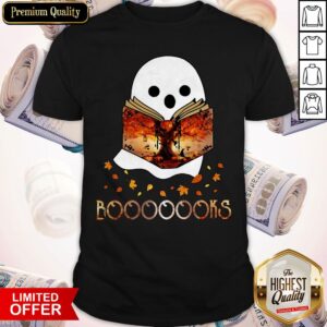 Happy Halloween Boooooks Ghost Shirt