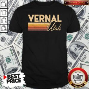 Nice Retro 80s Style Vernal UT Utah Shirt