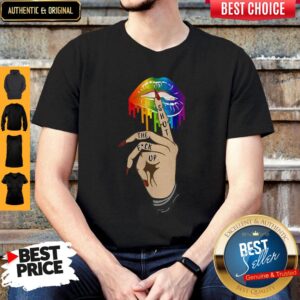 Premium Lips Shut The Fuck Up LGBT Shirt