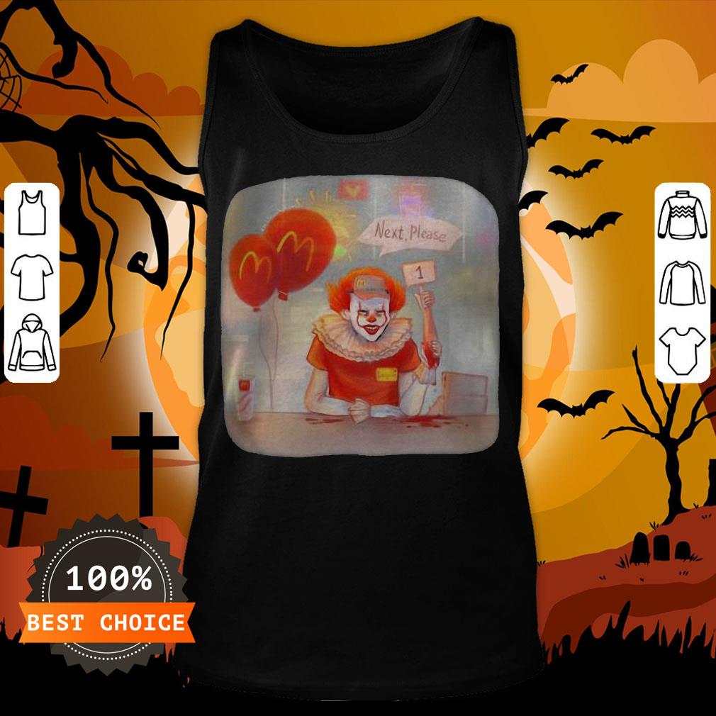 Halloween Joker Mcdonalds Next Please Shirt