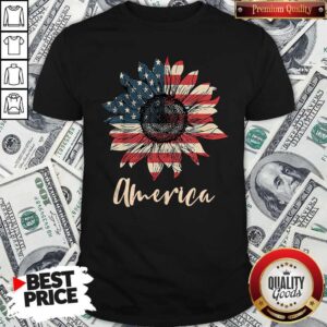Top Sunflower America Happy Independence Day Shirt