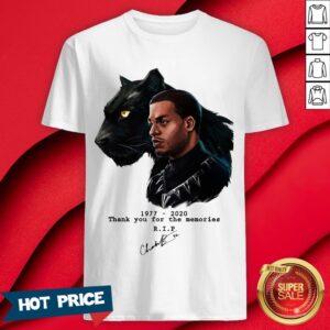 Actor Chadwick Boseman The Black Panther Marvel A Shirt
