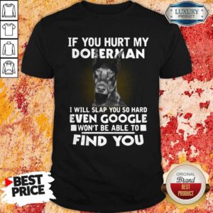 If You Hurt My Doberman I Will Slap You So Hard Even Google Won’t Be Able To Find You Shirt