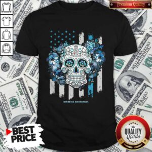 Independence Day Festival Of Death Skull Diabetes Awareness Shirt