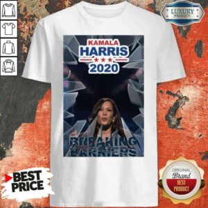 Kamala Harris Vice President 2020 Breaking Barriers For Shirt
